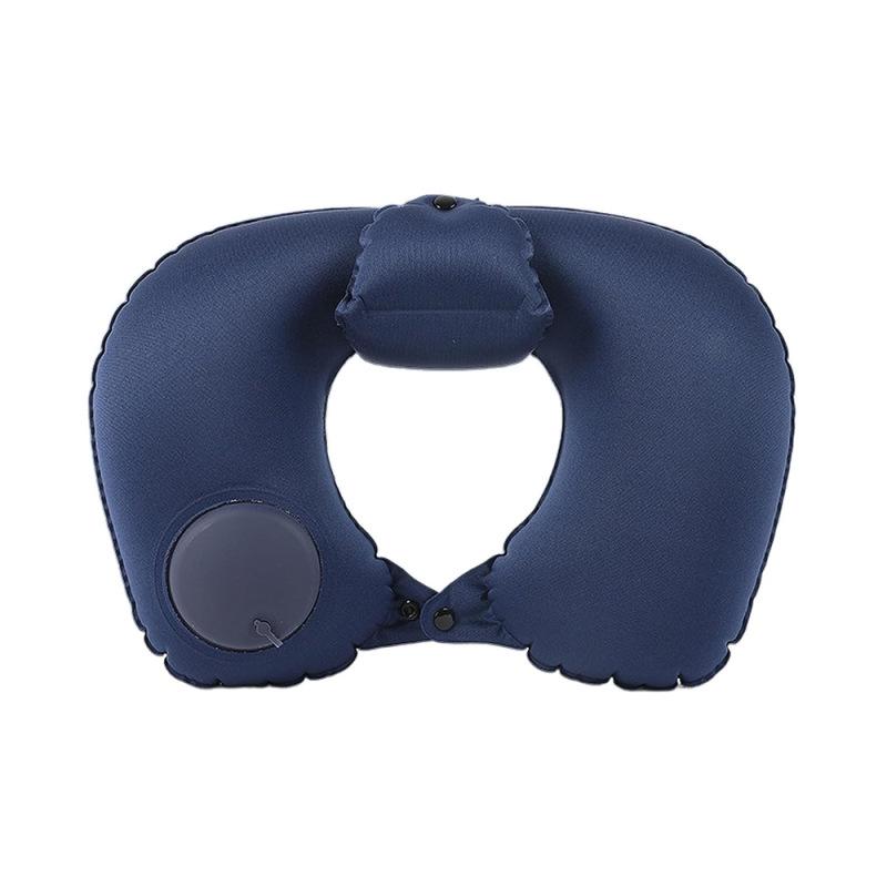 Automatic Inflatable Pillow: Portable Outdoor/Indoor Lumbar & Neck Support for Travel, Office Nap