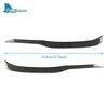 For Ford Mustang GT 2024 2025 2026 2027 Real Soft Carbon Fiber Sticker Car Driver Passenger Seat Panel Decor Interior Trim