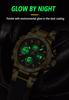 FOXBOX Multifunctional Sports Watch: Waterproof, Luminous, Dual Display.