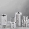 1/8" 1/4" 3/8" 1/2" 3/4" 1" BSPP Hembra Macho Acero Inoxidable 304 Válvula de Retención Unidireccional Agua Gas Aceite Alta Presión