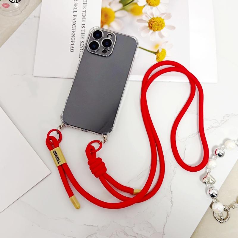 

Strap Case For Xiaomi POCO X7 Pro F7 M7 F8 Ultra C85 X6 F6 M6 C65 Mi 15T 14T Crossbody Cord Lanyard Shockproof Clear Soft Cover POCO F8 Pro