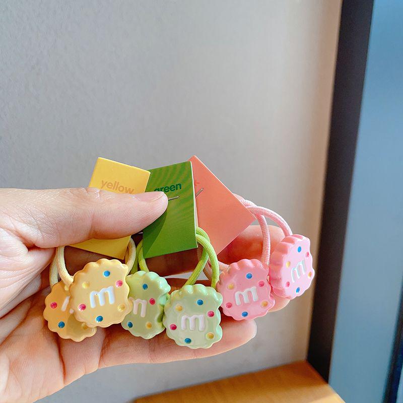 Children's Cute Candy Biscuit Elastic Hair Ties - Baby Hair Accessories