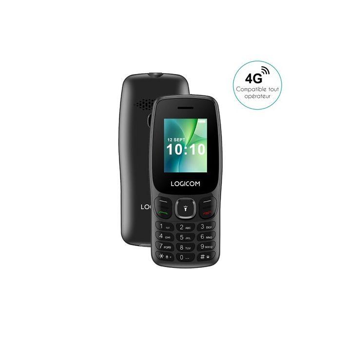 Grunnleggende mobiltelefon Logicom Posh 405 1,77 Dobbel SIM 48 MB Svart