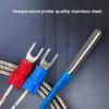 30x4mm Thermocouple Probe 0-400℃ Measurement K-Type Thermocouple Stainless Temperature Sensors Thermocouple