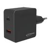 Fast Wall Charger USB-C PD USB QC Charging Cube 3A 18W Travel