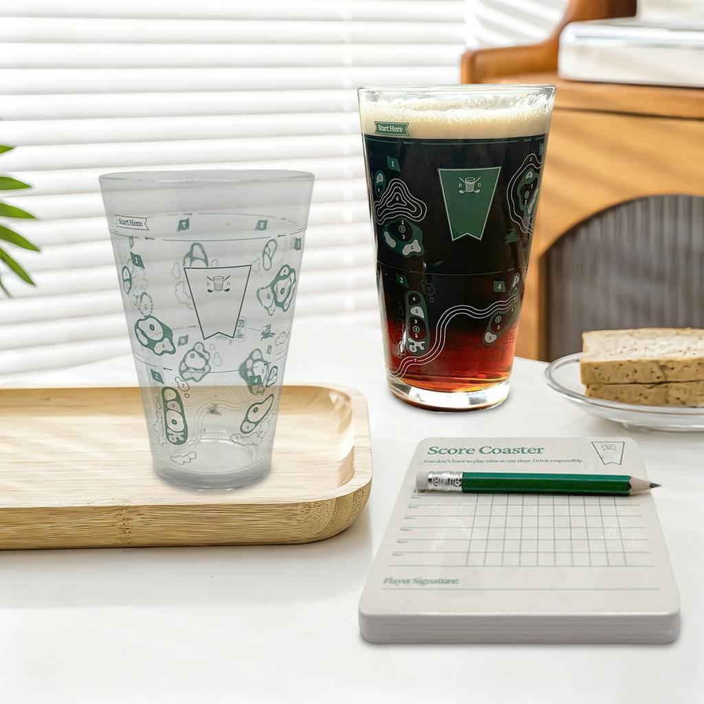 9jamkové golfové hřiště Sklenice na pivo, Vtipné vánoční dárky pro milovníky golfu 1ml