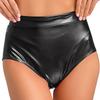 Women's Shorts Wetlook Hotpants Metallic Panties Shiny Stretch Dance Shorts Party Disco Night Club Costume
