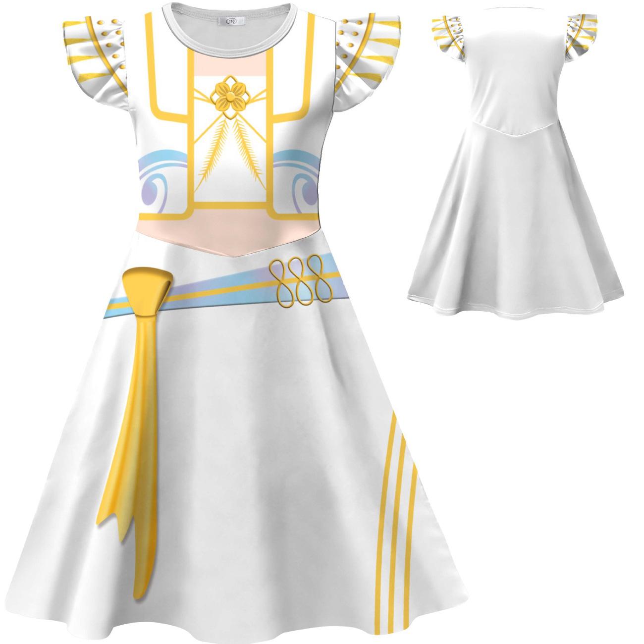 Feifei sleeve skirt kpop witch hunter cosplay children s dress children s little girl princess dress 100