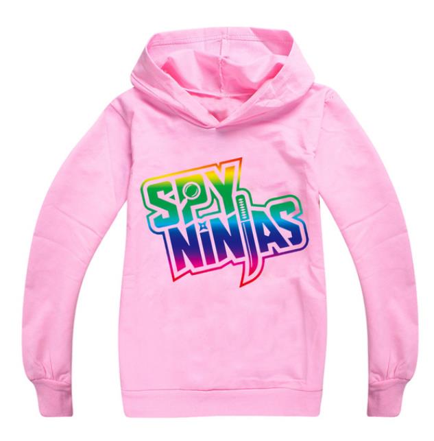 Nye Spy Ninjas Børnetøj Bomuld Hættetrøje Streetwear Sweatshirt Tegneserie Pullover Hip Hop Teenager Drenge Piger Tøj