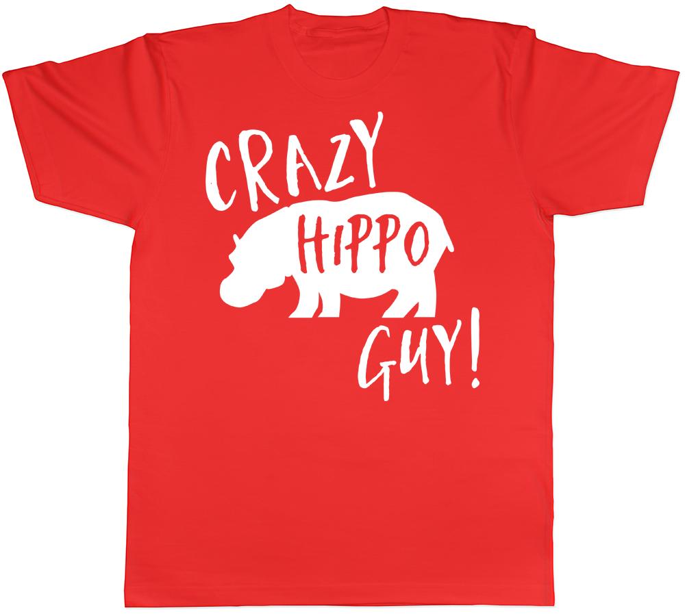 Crazy Hippo Guy Unisexs TShirt S