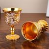 Mini Wine Glass, Multiple Colors Delicate Vintage Spirits Goblet, Alloy Portable Chalice Cup Friends Festive Decoration,1pcs