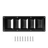RVs Boat Ventilation Grille Weather Resistant Louvered Boat Air Vent Cover Universal for Campers Trailers Quick Install