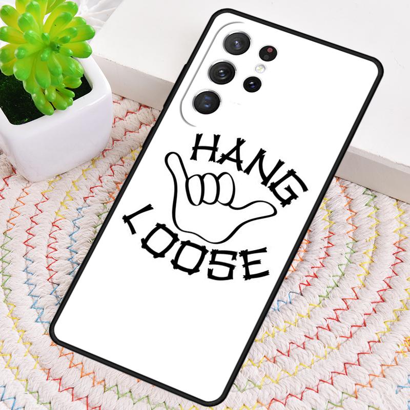 Surfer Surf Hang Loose Shaka TPU Phone Case For Samsung Galaxy note 10 pro S26 S25 S24 S23 S22 Ultra Plus S21 FE S20 Cover