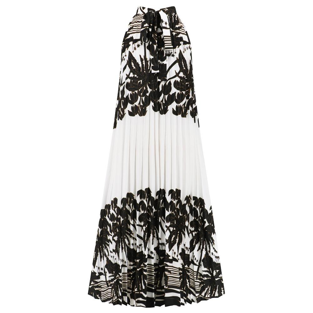 GMXIA женская мода лето весна цветочный принт без рукавов полуводолазка повседневные — фото 10