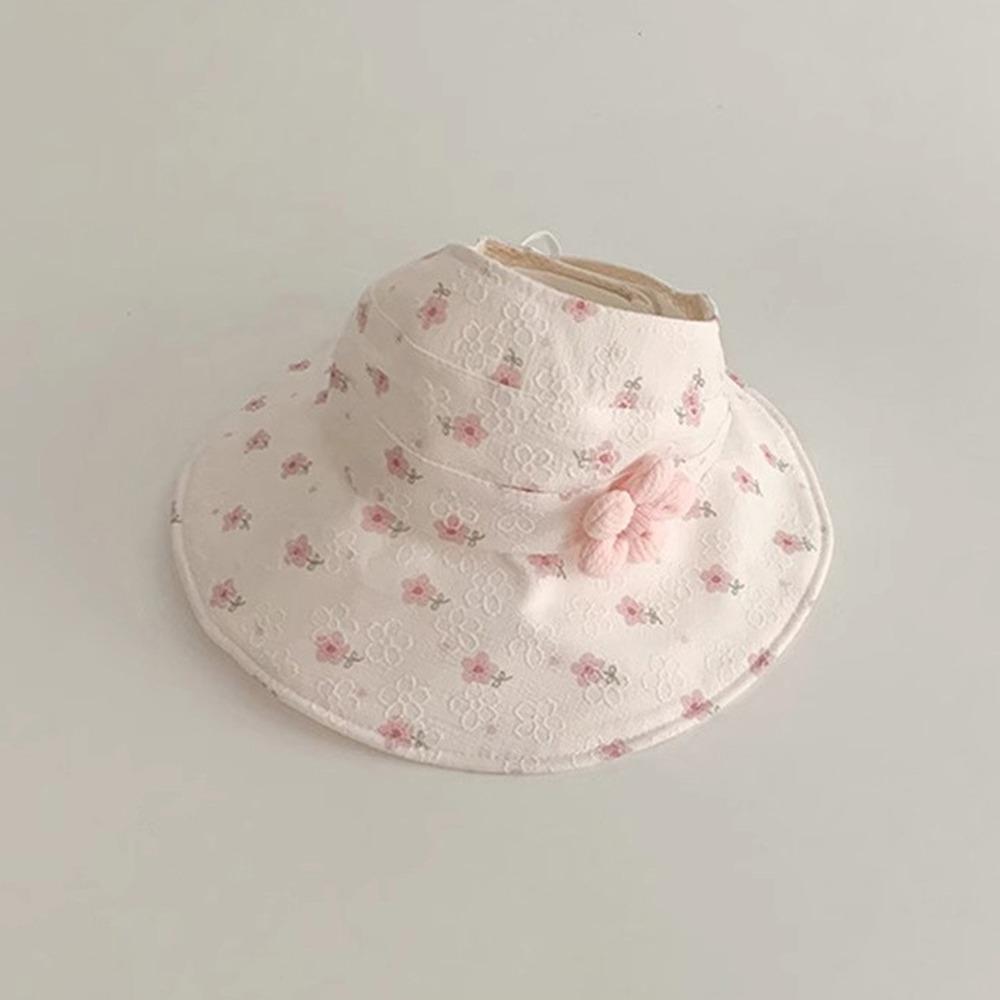 Wide Brim Empty Top Kids Sunhat Korean Style Children's Fisherman Hat Baby Sun Shading Hat Baby