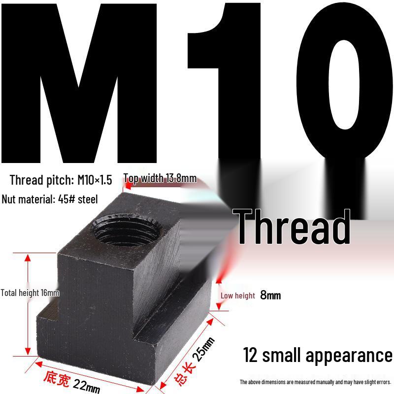 Kangfei 45# Steel T-Nut for M6-M20 Bolts