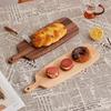 Portable Acacia Mangium Solid Wood Chopping Board Outdoor Camping Cheese Fruit Deli Cutting Board Household Kitchen Accessory