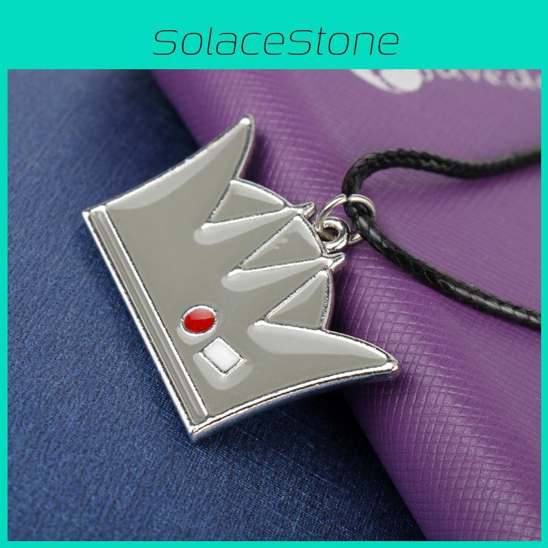 Riverdale Alloy Drop Oil Crown Necklace With Snake Chain For Unisex Wear