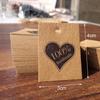 100pcs Handmade Kraft Paper Hanging Tags Sewing Machine Love Handmade Gift Packaging Baking Hanging Tags with Hemp Rope