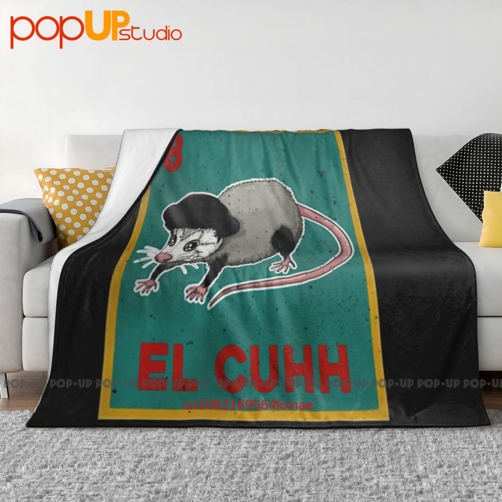 El Cuhh Funny Opossum El Cuhh Takuache Cuh Ultra-Soft Blanket Quilt Winter Sofa Cover Bed Covers 30x40in