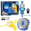 Bright Gf Nonelectric Alloy Spinning Top Lightup Phoenix Dragon Duel Set