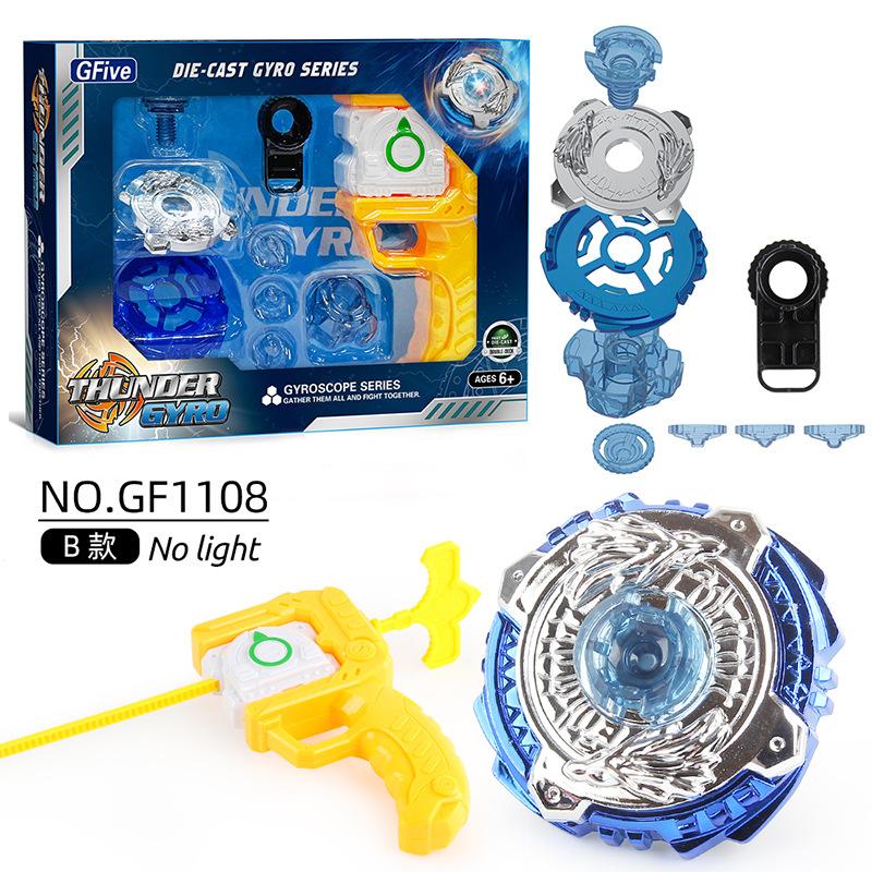 Bright Gf Nonelectric Alloy Spinning Top Lightup Phoenix Dragon Duel Set