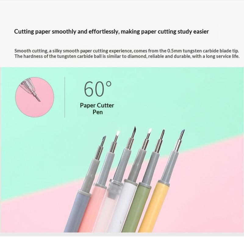 1Set Craft Cutting Paper Pen Cutter Tool Paper Cutting Carving Tools Diy Drawing Scrapbooking Perfectly Accessories