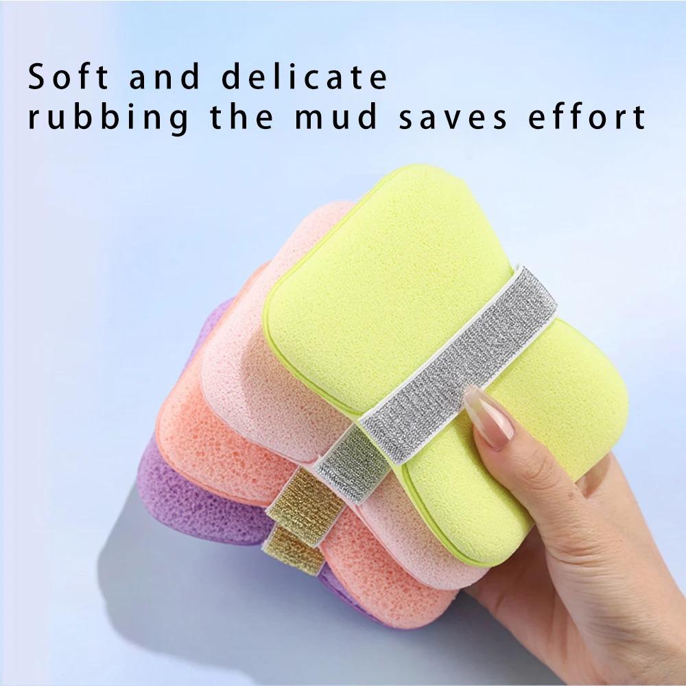 1/4PCS Sponge Soap Bag Bath Cleansing Foaming Net Pouch Body Exfoliating Scrubber Sponges Bathroom Nylon Soap Pocket