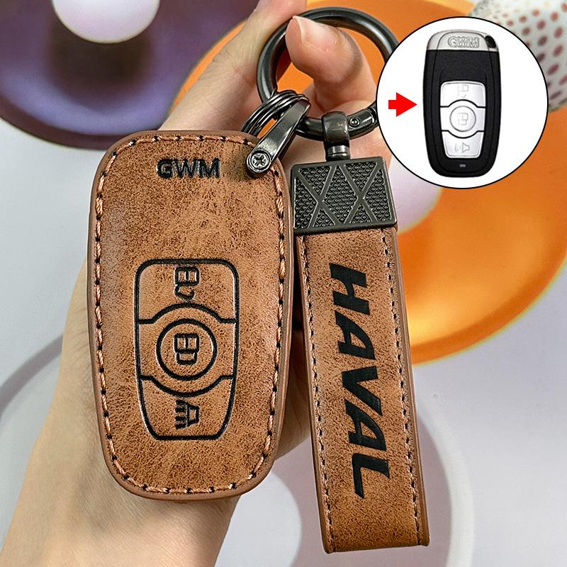 Haval Autoschlüsselhülle für H6, Big Dog, F7, Xiaolong MAX, Roter Hase, H5, Beast, H9 - High-End Tasche für 23 Modelle