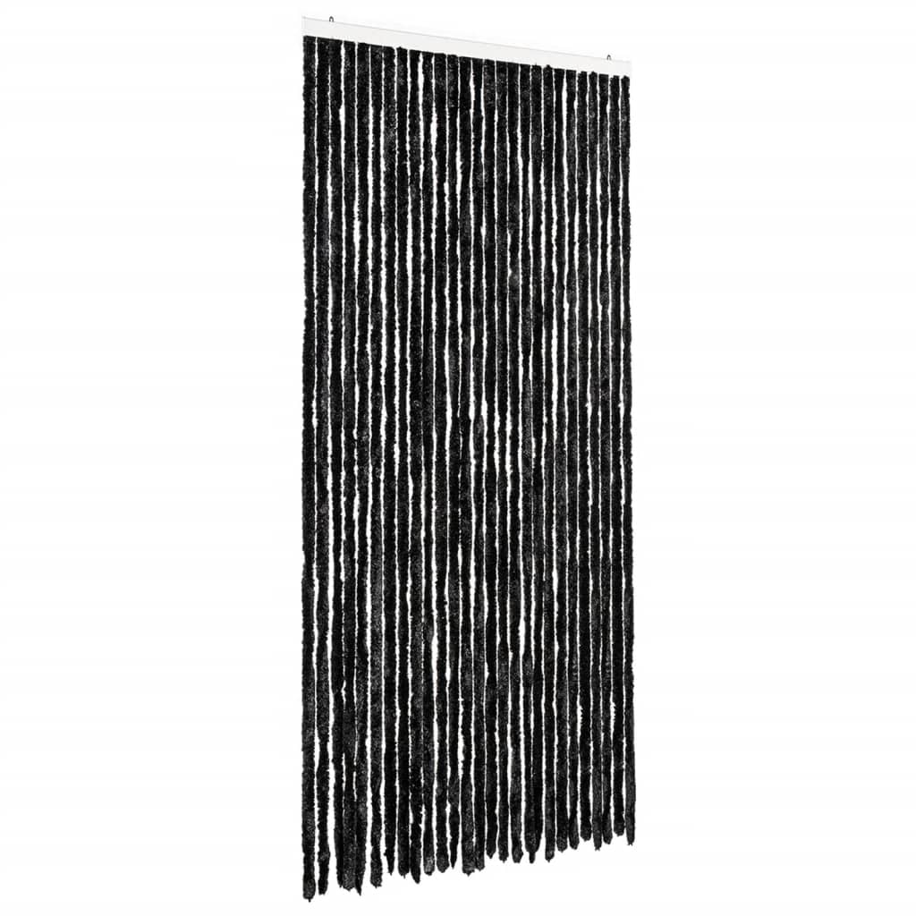 Insect Protection Curtain Anthracite Grey 118 x 220 cm Chenille