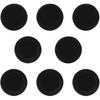8PCS Thumb Grip Cover Black Analog Stick Cap Silicone Joystick Repair Parts for Game Console