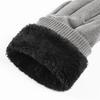 Winter Keep Warm Touch Screen Plus Velvet Inside Suede Mens Gloves Fashion Simple Cold Protection Thicken Man Outdoor Gloves