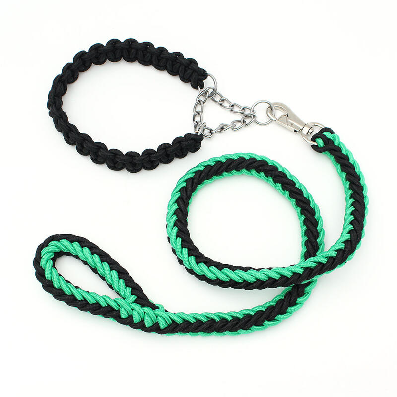 Rope Large Dog Leash + Lead (1.3m) Dog Walking Leash