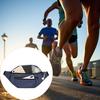 Reflective Waist Bag with Headphone Jack Zipper Closure Pockets Design Multi-purpose Style Belt Bag Running Accessory
