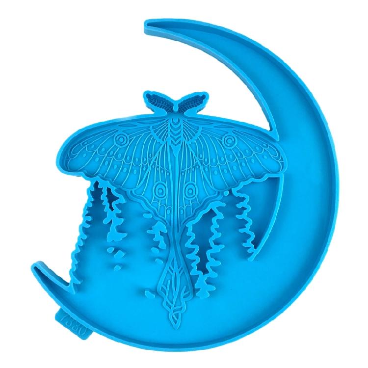 

Moon for Butterfly Epoxy Casting Mould for Wall Hanging Mount Decor DIY Crafts 1 синий