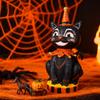 Halloweenská kočka ve vintage stylu Zábavná rozmarná pryskyřičná stolní dekorace Jedinečný dárek Jasná barva Halloweenská párty Koleda nebo treat