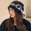 New Style Slouchy Fashion Winter Hats Trendy Beanies Cap For Women Streetwear Dandy Hat With Drawstring Winter Knitted Hats
