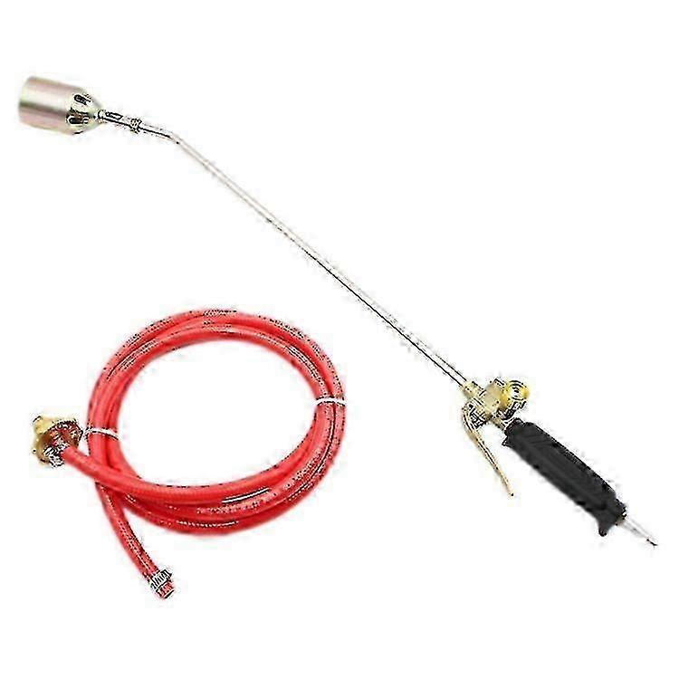Propane Weed Burner Torch With 250cm Hose Three-Valve Adjustable Flame Garden Tool