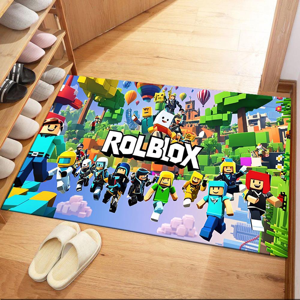 Roblox 185 Floor Rug Office Rug Suitable for Bedrooms Kitchen Dining Room Outdoor Antislip Carpet Office home decor