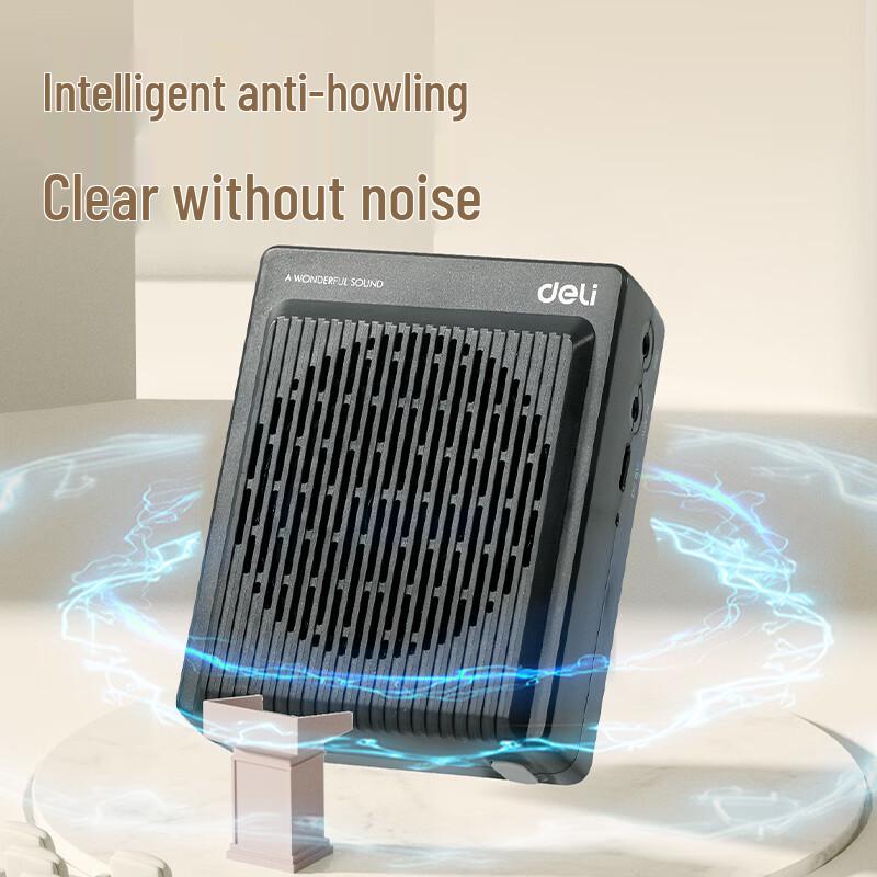Deli LT920J 13W Clip-on Portable Voice Amplifier CN plug (adapter included)