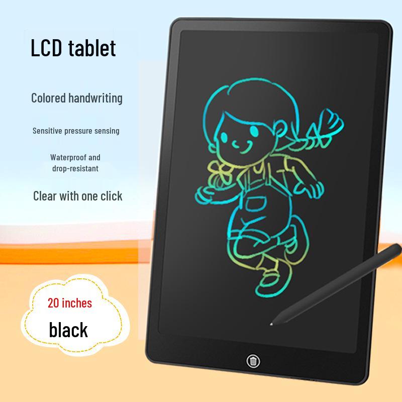 LCD Writing Tablet: 6.5-20 Inch Colorful Children's Doodle & Drawing Board