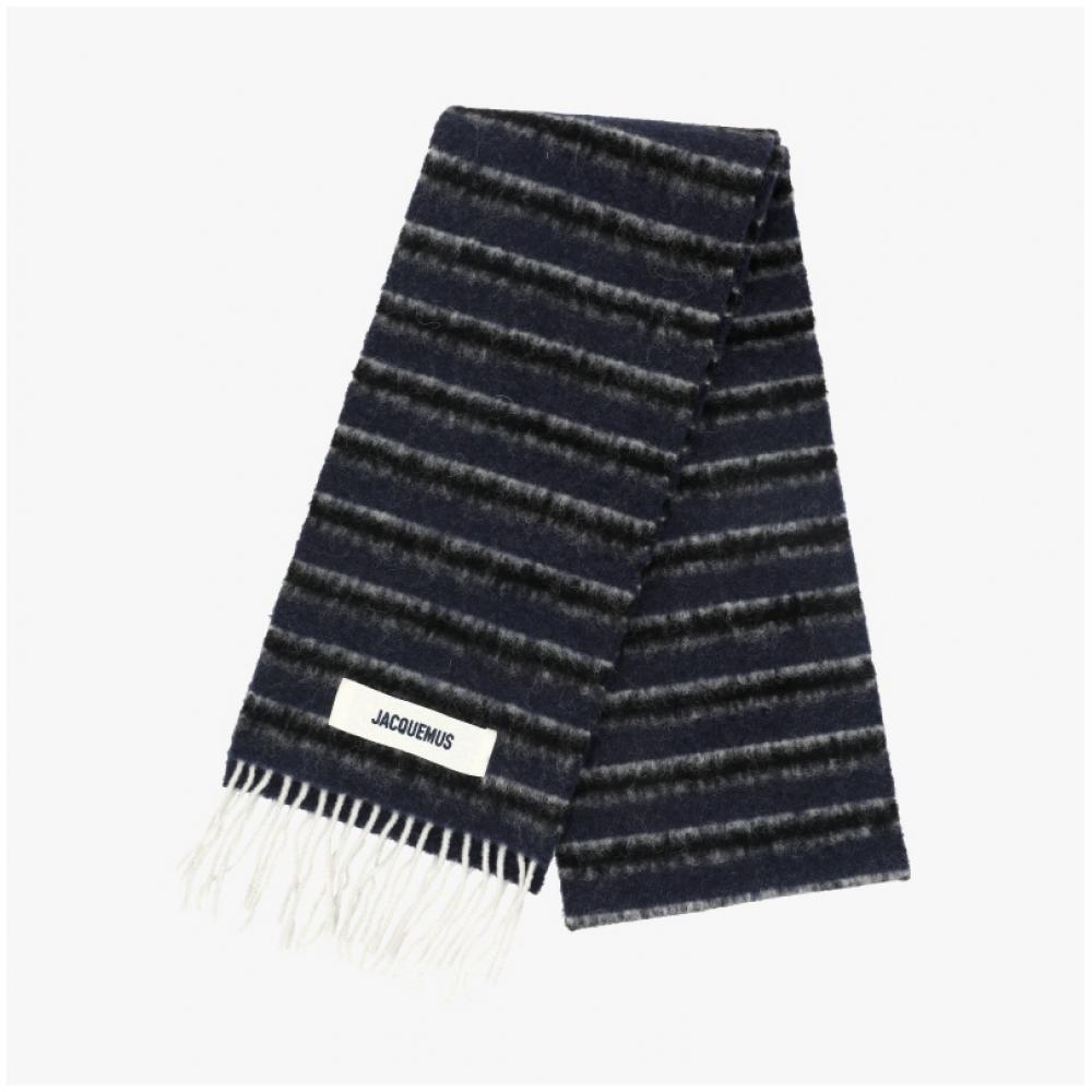 Jacquemus Alpaca Fringe Scarf Les Chapeaux Rayures Acu00774ak00289