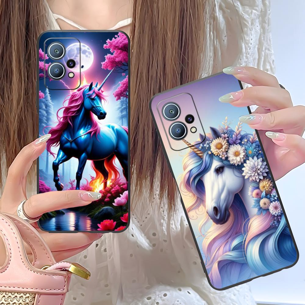 Fantasy Unicorn Mobile Phone Case for Huawei P60 P50 P40 P30 P20 P10 P9 P8 Pro Lite Plus Colorful Printing Cover Pretty Cover