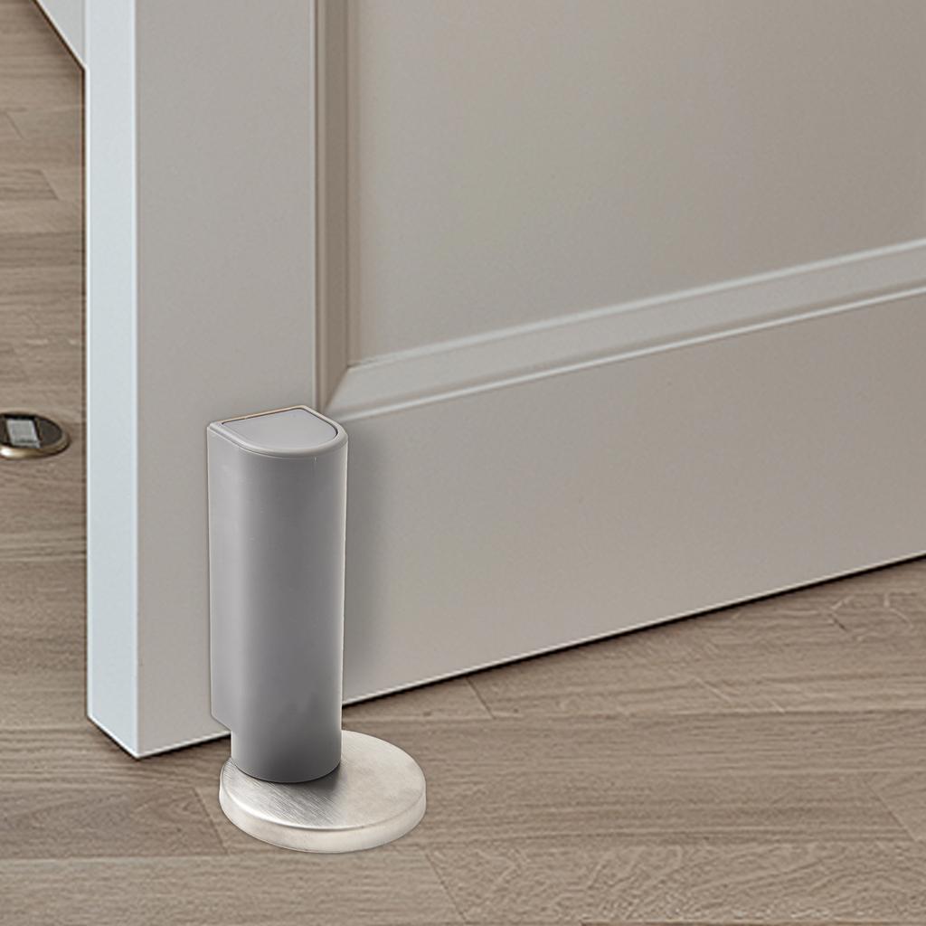 Magnetic Door Stop Stainless Steel Magnet Door Stopper Catch Holder Punch-free Door Touch Anti-collision Magnetic Suction