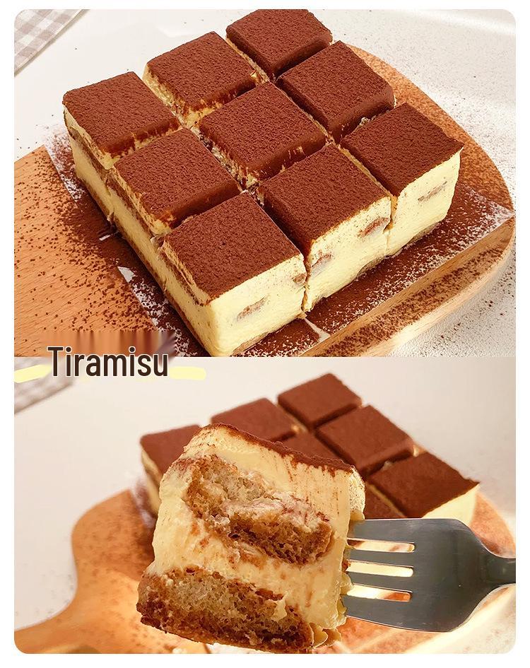 Forma Retangular de Alumínio para Tiramisu com Tampa - Bandeja e Base para Bolo Mousse