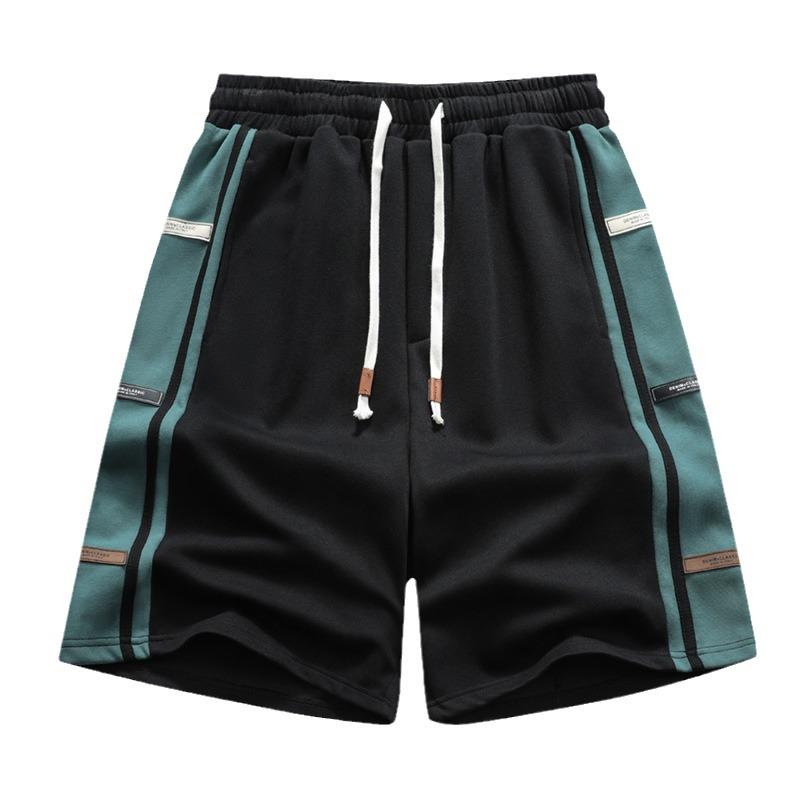 M-6XL Men's American Plus Size Summer Casual Basketball Shorts - Trendy, Loose Mid-Length Sports Pants