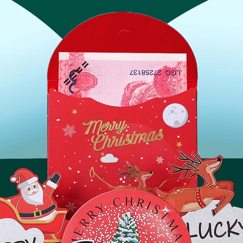 3D Christmas Tree Greeting Cards Desktop Decor Xmas Party Pop Up Card Postcard for Kids 2025 New Year Home Decoration Supplies