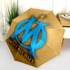 Blue Waves Olympique Marseille Folding umbrella travel Portable Sun umbrella travel outdoor