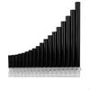 Pan Flute, C Key, Beginner Student Instrument, Portable, Oxford Bag Included Beige Black