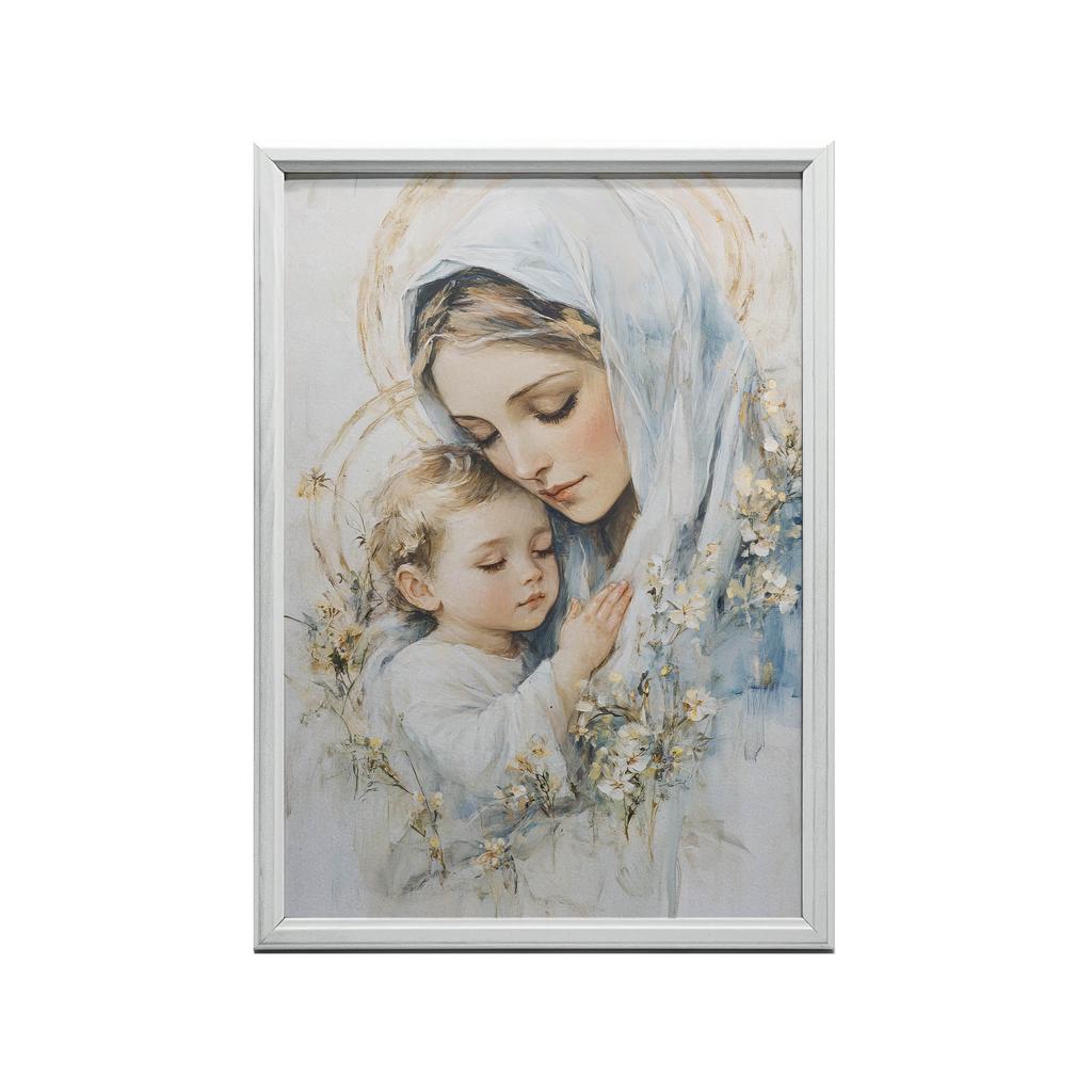 Mother With Child - Picture of the Virgin Mary with Child Mother With Child - Picture of the Virgin Mary with Child, 40X50 Cm, Frameless, Matte Paper 2
